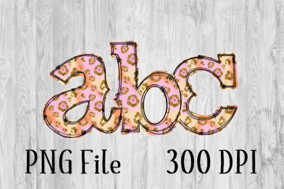 Download Pink Leopard Lower Case ABC - Premium Bundle