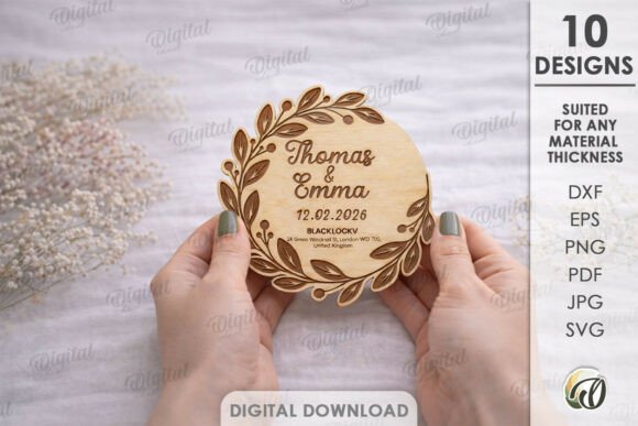 Download Save the Date Laser Cut - Date Collection