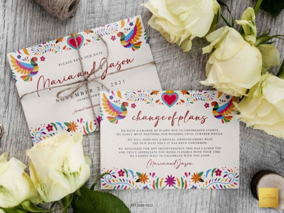 Download Mexican Theme Save the Date Card - Date Collection