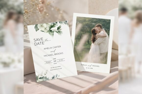 Download Eucalyptus Save the Date Bd014 - Date Collection