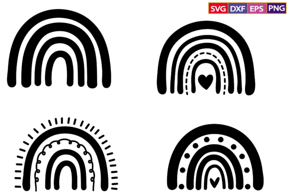 Download Rainbow Svg,Hand Drawn Rainbow SVG - Hand drawn Collection