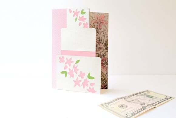 Download Wedding Cake Money Holder Card SVG - Wedding Collection