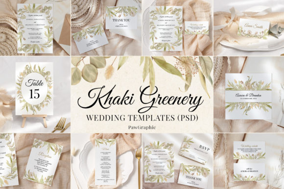 Download Greenery Boho Wedding Template Cards - Wedding Collection